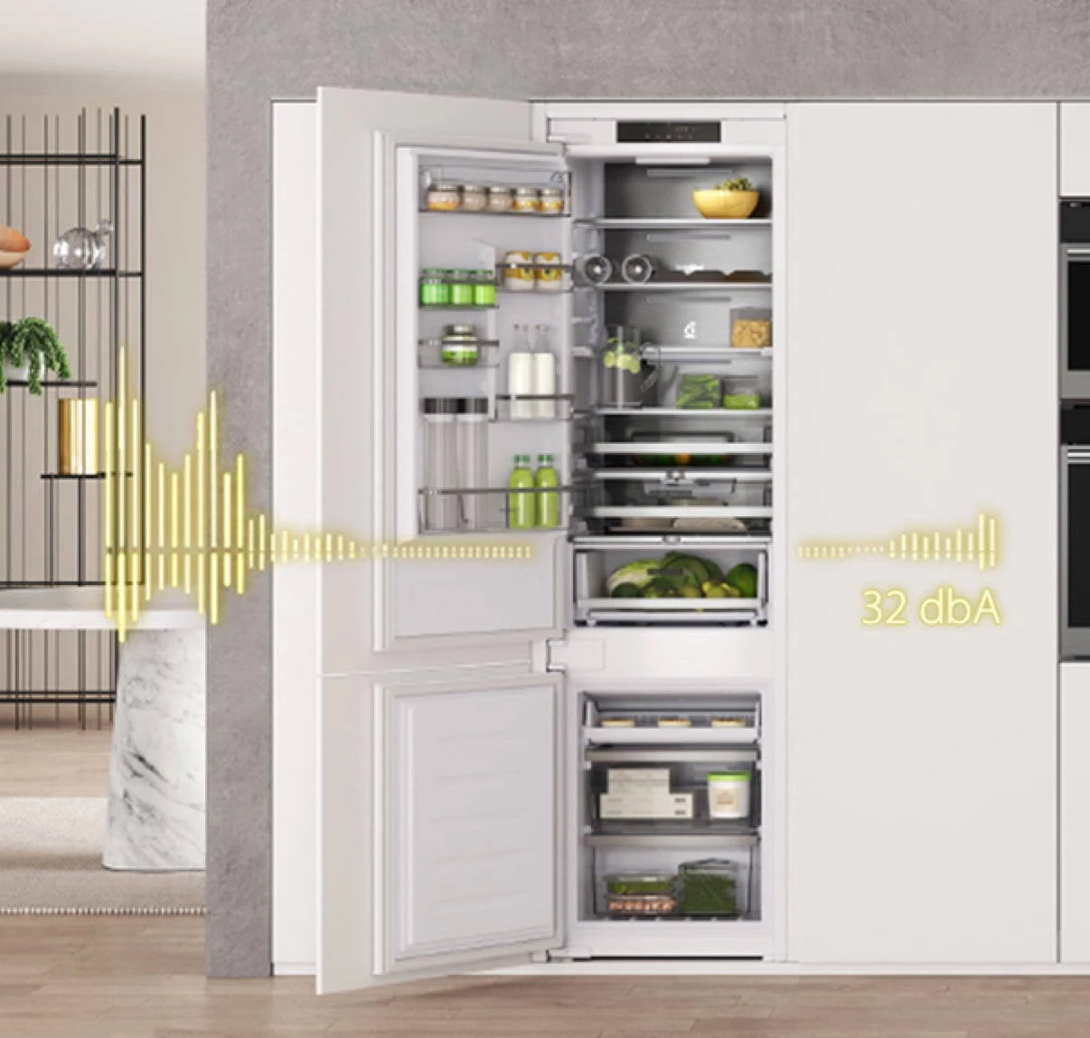 Lodówki do zabudowy Total No Frost