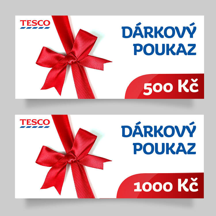 Poukázky na nákup v Tesco