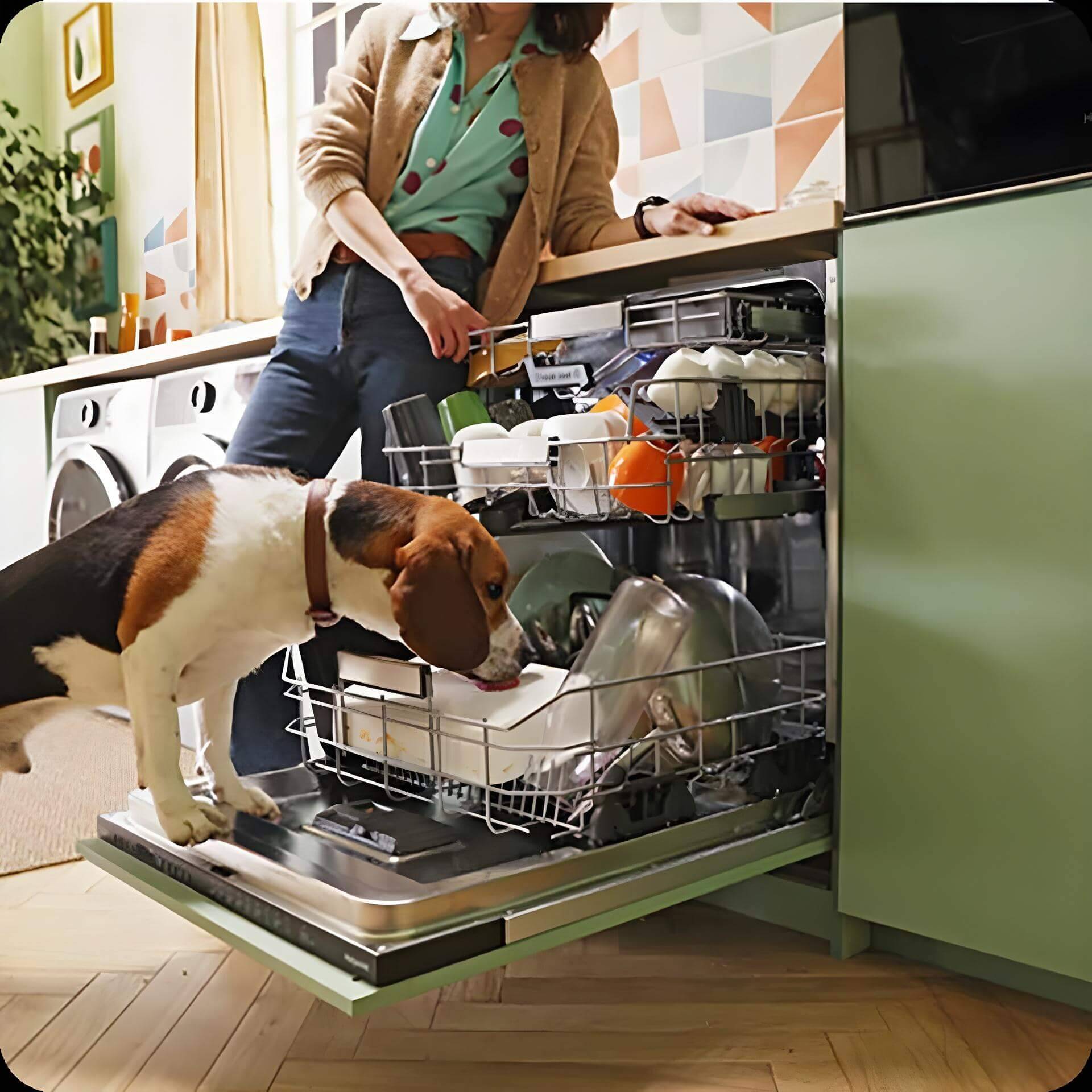 More space for a sparkling clean, every time