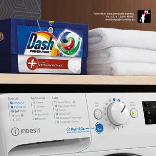 Dash PODS®,  Scegli il ciclo e vai!