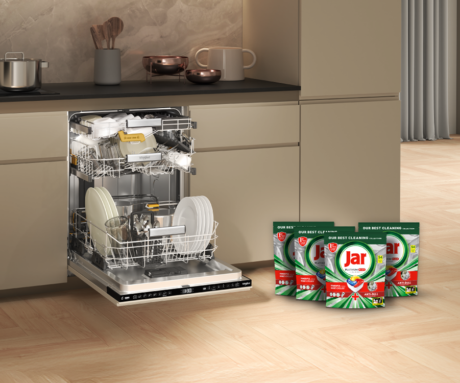 Whirlpool akce Získejte kapsle Jar na rok mytí zdarma