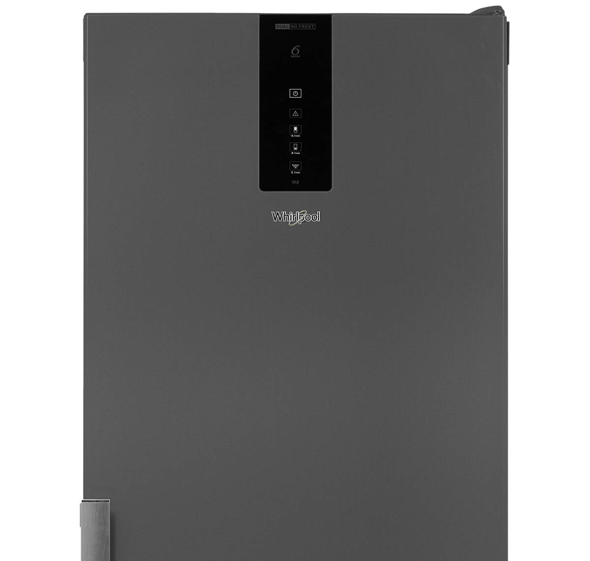 Detail display van Whirlpool W9 Dual NoFrost koel-vriescombinatie