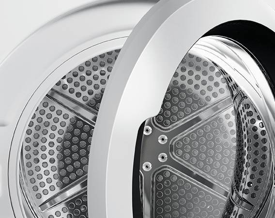 Puxador de porta integrado.