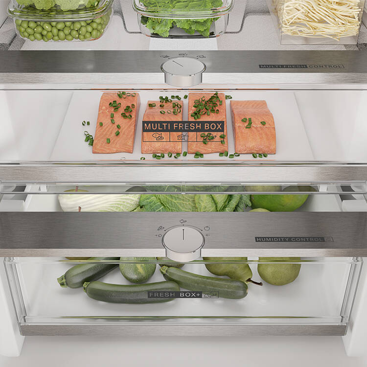 Whirlpool W7 Total NoFrost koel-vriescombinatie en FreshBox+