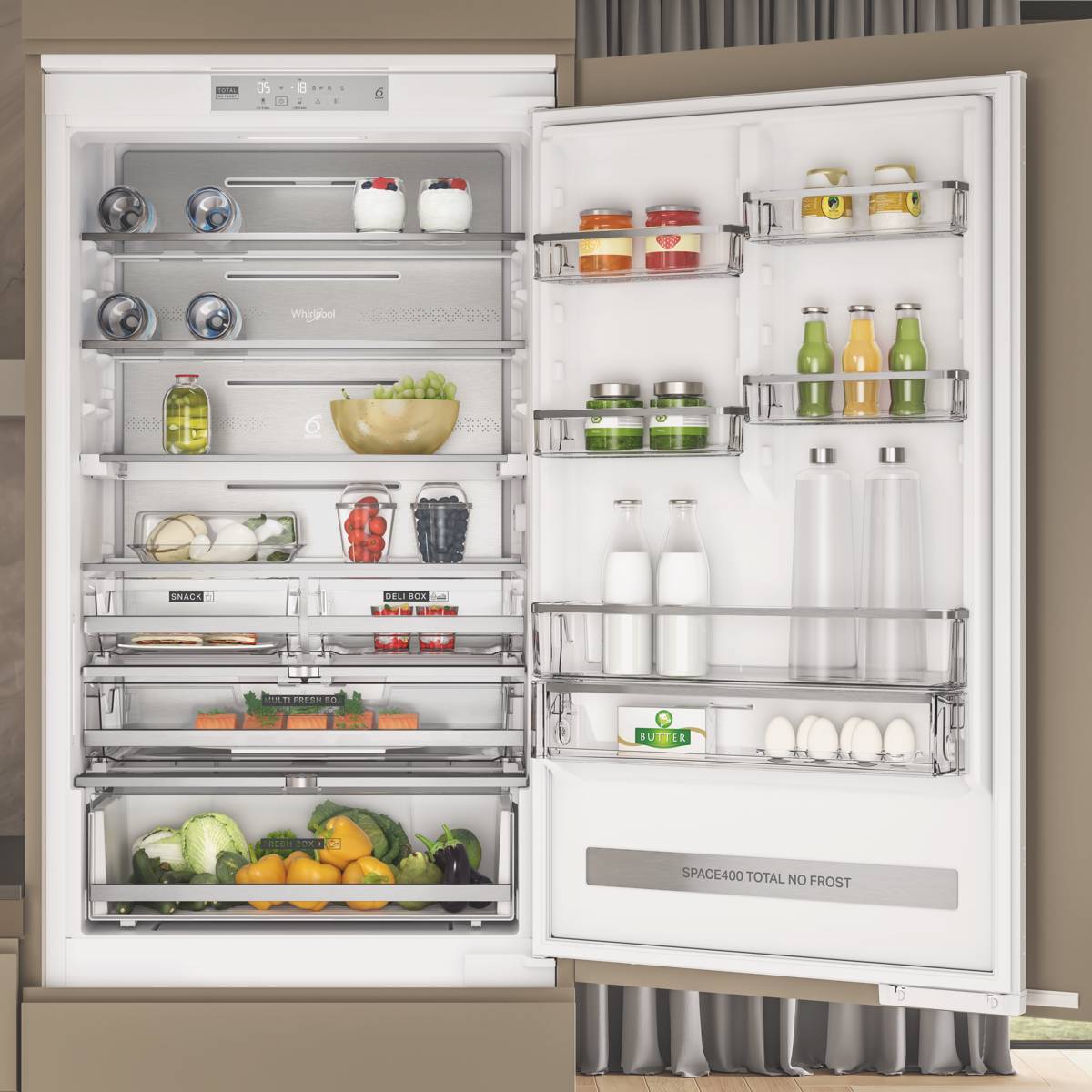 Réfrigérateur congélateur encastrable Whirlpool - WHC18 T311