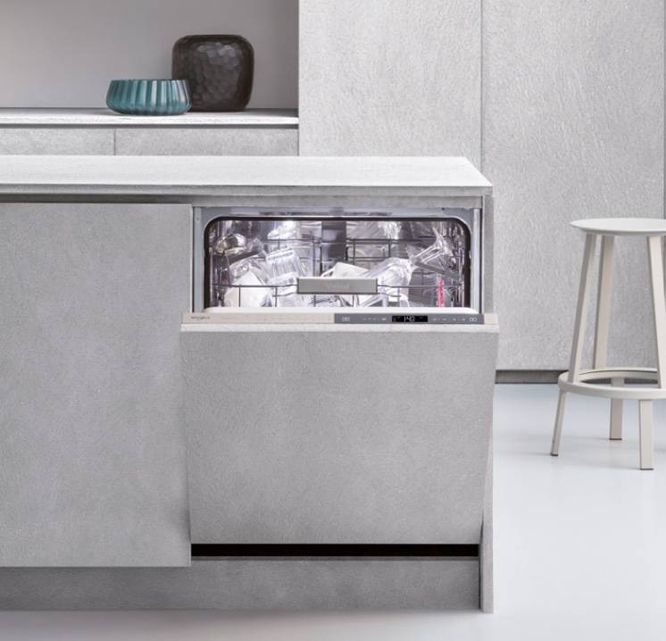 Zmywarka do zabudowy 60 cm W Collection SupremeClean, zintegrowany panel, otwarta