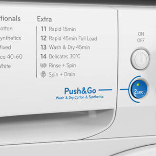 ¡Lava y seca tu ropa diaria con SOLO UN botón!