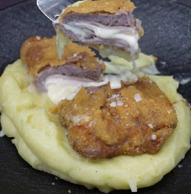 Cordon Bleu con purè di patate