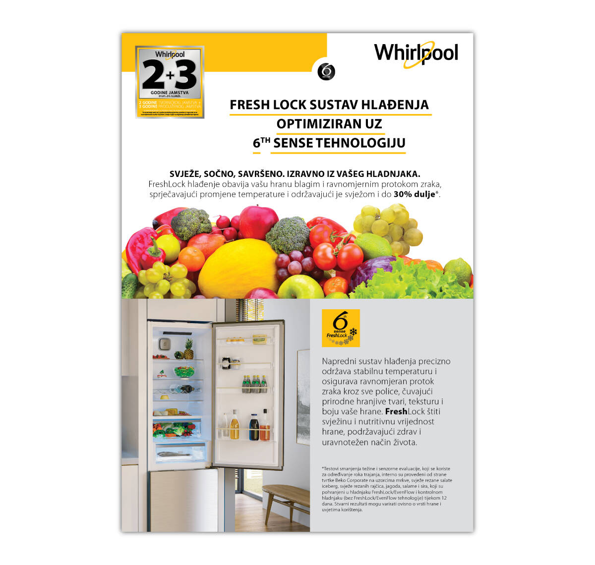 Hladnjaci s FreshLock tehnologijom