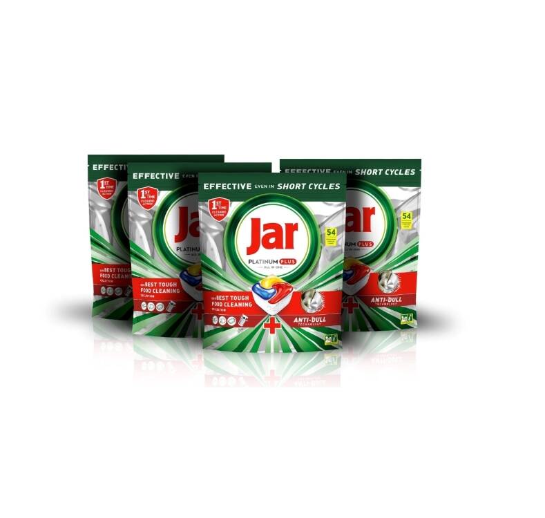 Balení kapslí Jar na rok mytí