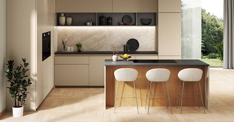 Cuisine équipée d'appareils encastrables Whirlpool