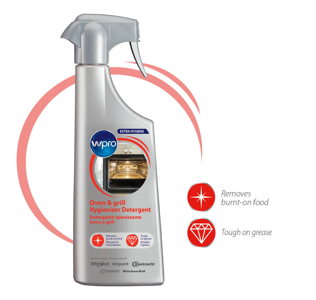 4. Detergent de igienizator pentru cuptor și grătar.