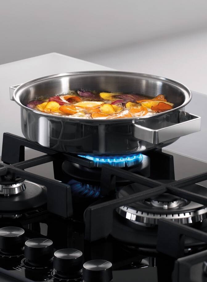 Smažení a fritování - úroveň plamene 5-6