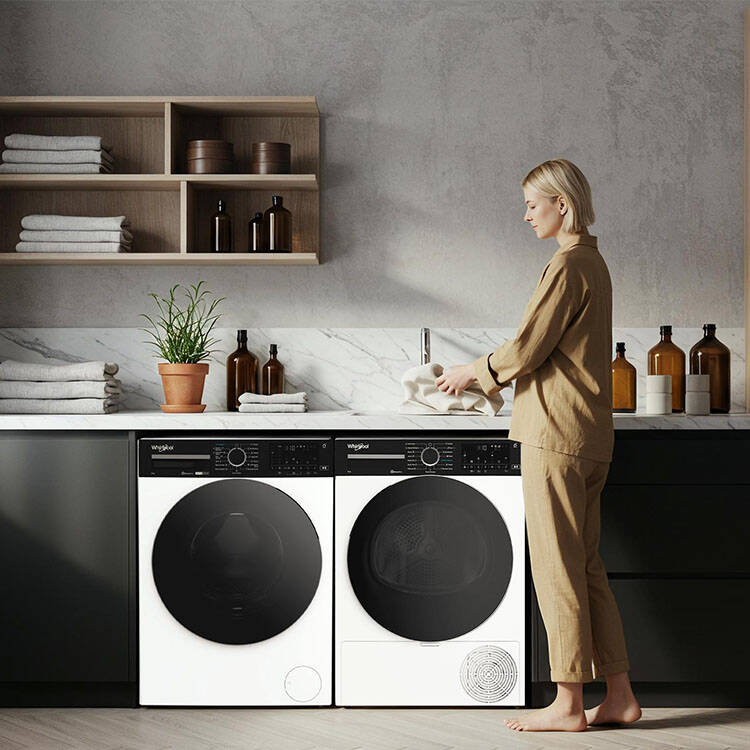 Nieuwe wasmachine en droger