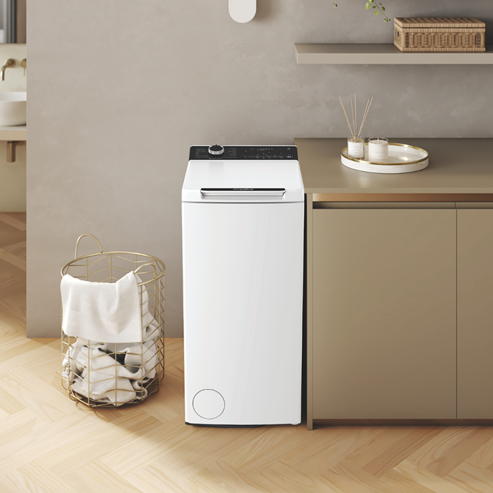 Lave-linge top Whirlpool : ouverture par le dessus et technologies intuitives pour simplifier votre quotidien