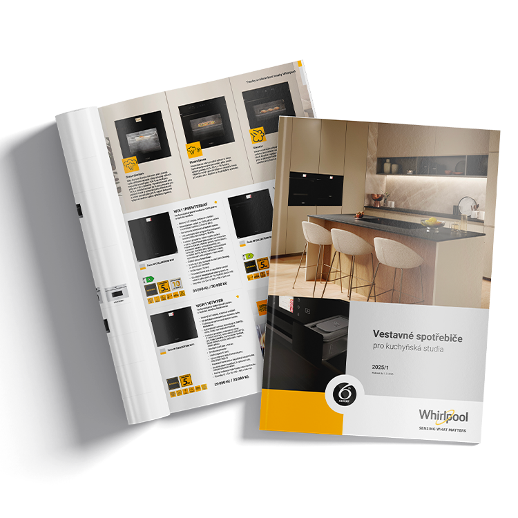 Vestavné spotřebiče Whirlpool 2025 pro kuchyňská studia