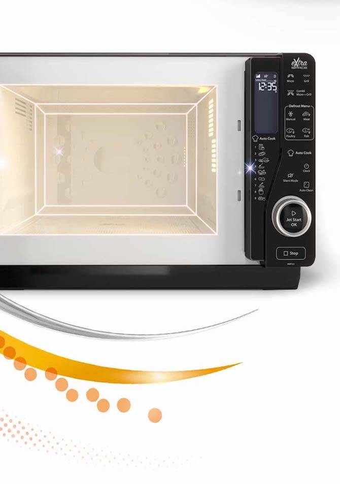 Micro-Ondes Solo 25L, 900W, plateau tournant 27cm, Fonction Silence +  Auto-Clean WHIRLPOOL