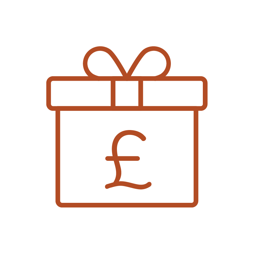 Wedding gift and retirement gift