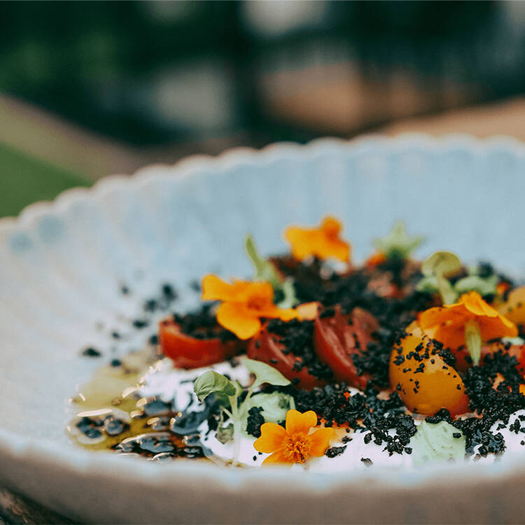 Whirlpool recept Restaurant La Vaisselle Gemarineerde tomaatjes