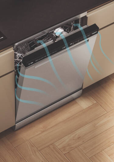 Whirlpool MaxiSpace vaatwasser met NaturalDry-systeem