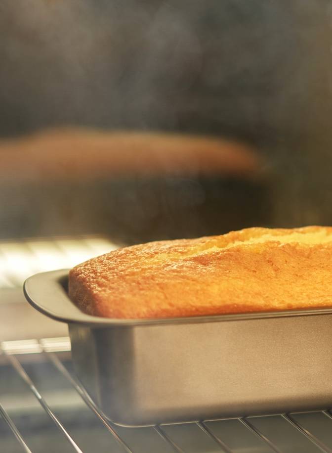 Gebak bereid met stoom in de Whirlpool W7 stoomoven