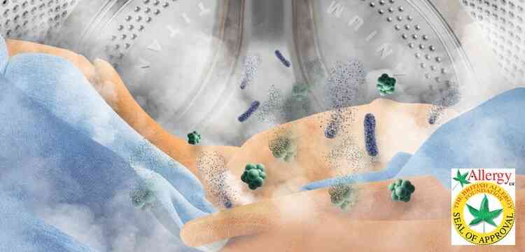 Funkcia Steam Hygiene na práčkach Whirlpool odstráni až 99,9 % baktérií z vašej bielizne.