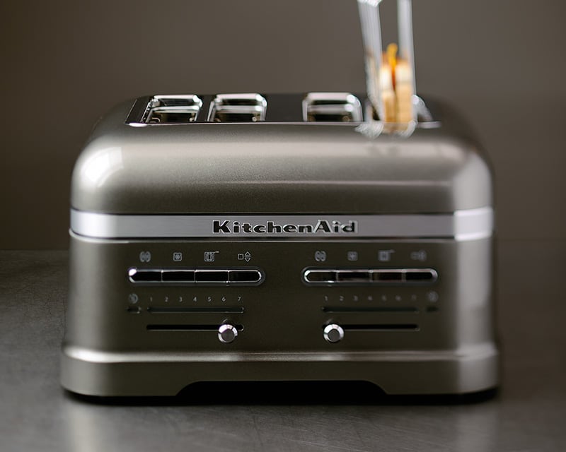 Kitchenaid 5kmt4205ems 5kmt 4205 Ems Artisan 4 Scheiben Toaster Silver Medallion Silber Küche Haushalt Wohnen Elektrische Küchengeräte