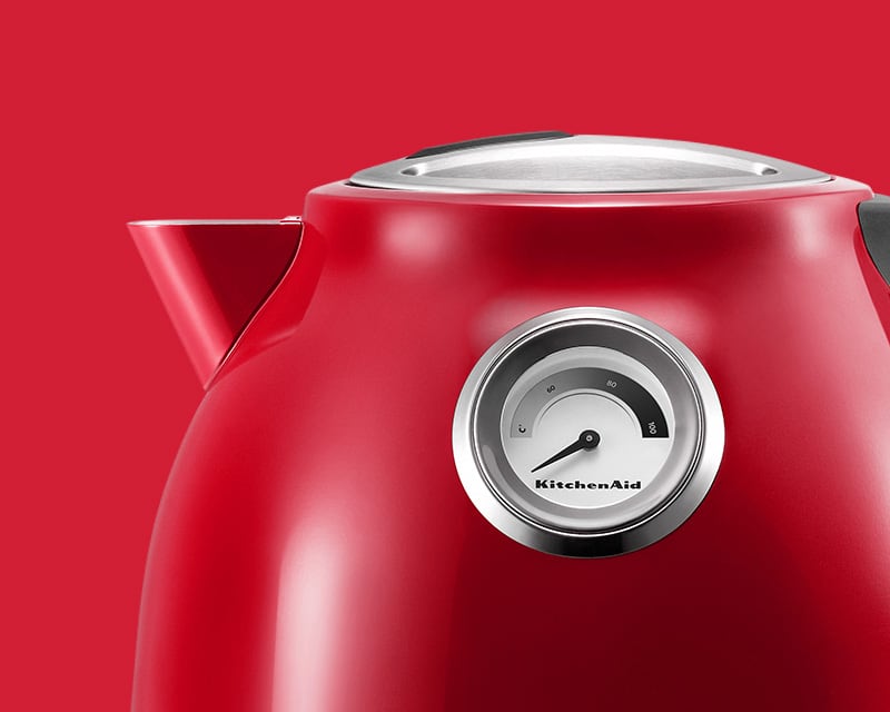 KitchenAid 1.5 Liter Electric Kettle with Dual-Wall Insulation | Empire Red